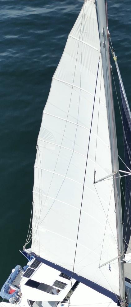 Grand-voile Dacron 75 m² pour catamaran Bahia 46