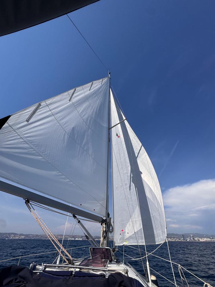 Grand-voile sur enrouleur mât Selden — Bavaria 31