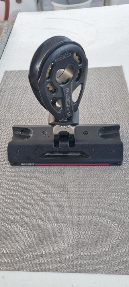 Chariot Harken de barre d'écoute big boat