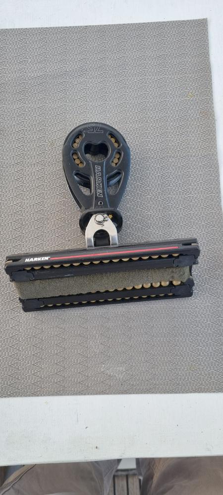 Chariot Harken de barre d'écoute big boat