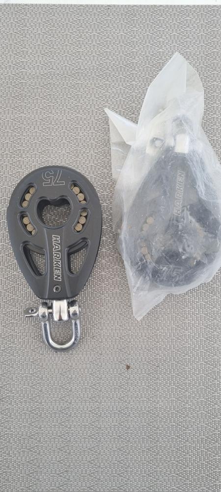 Poulies Harken BM 75 simple émérillon
