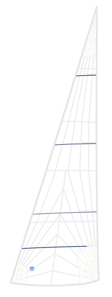 470 Jib North Sails, brand new