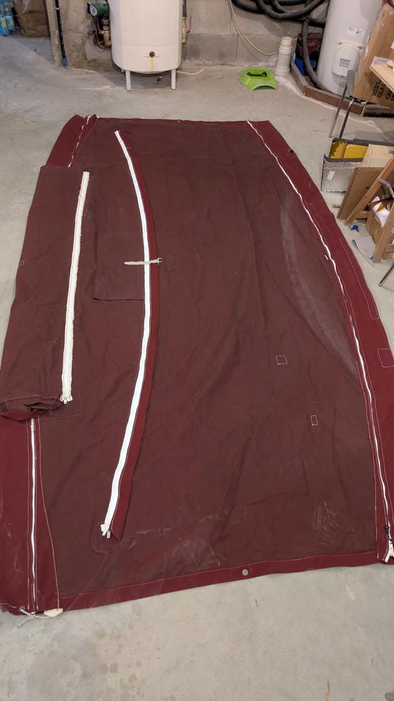 Toile bimini oceanis 411